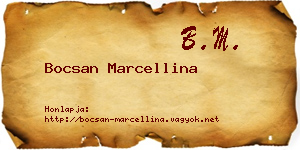 Bocsan Marcellina névjegykártya